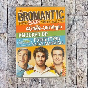 Bromantic 3-Movie Unrated Comedy Collection Seth Rogen Steve Carell